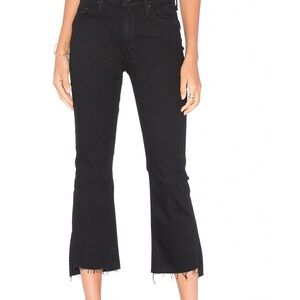 MOTHER Insider Crop Step Fray Jeans in Not Guilty